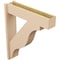 Ekena Millwork 7 1/2-in W x 32-in D x 38-in H Funston Block Rough Cedar Woodgrain TimberThane Outlooker, Primed Tan OUTUR075X32X38FST44RCPR - alternate 6